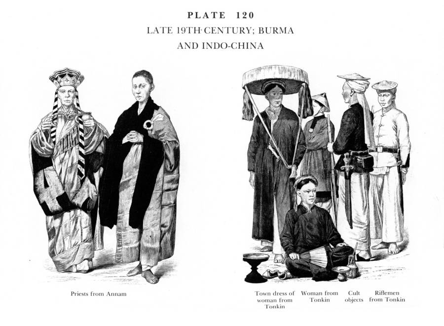 Planche 120a Fin du XIXe Siecle - Birmanie et Indochine - Late 19Th Century - Burma and Indo-China.jpg